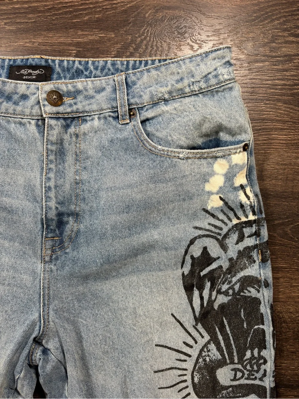 Ed Hardy light wash